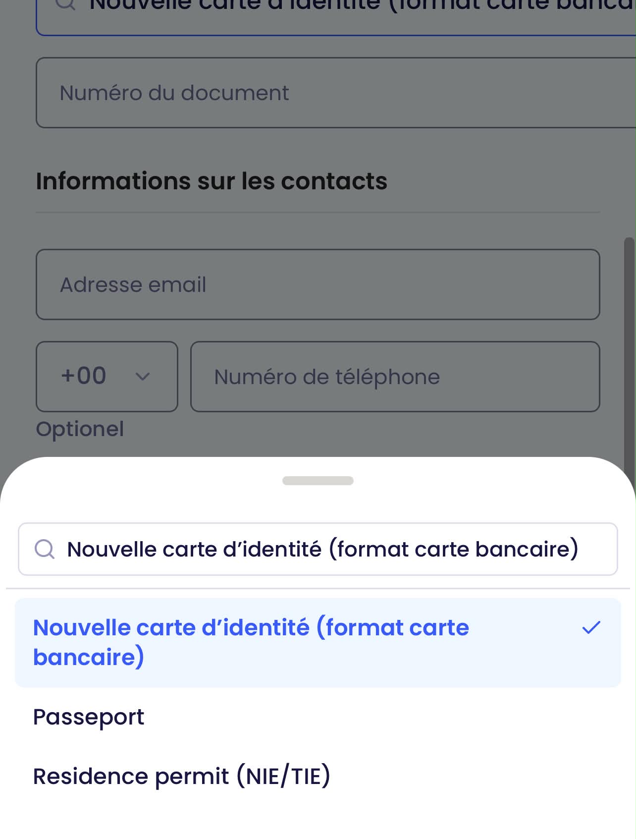 Check-in en ligne